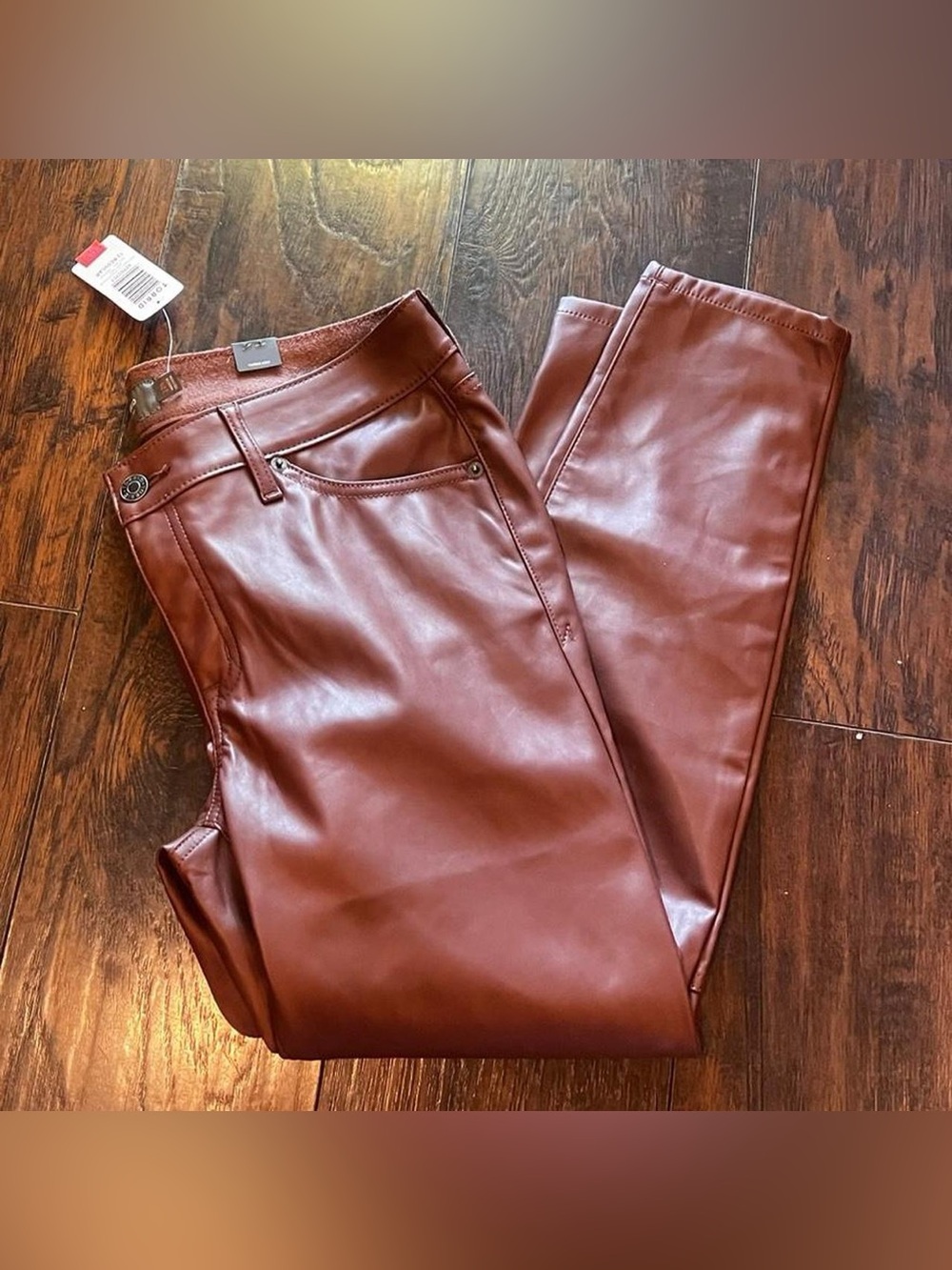 torrid Faux Leather Skinny Pants - Warm Brown